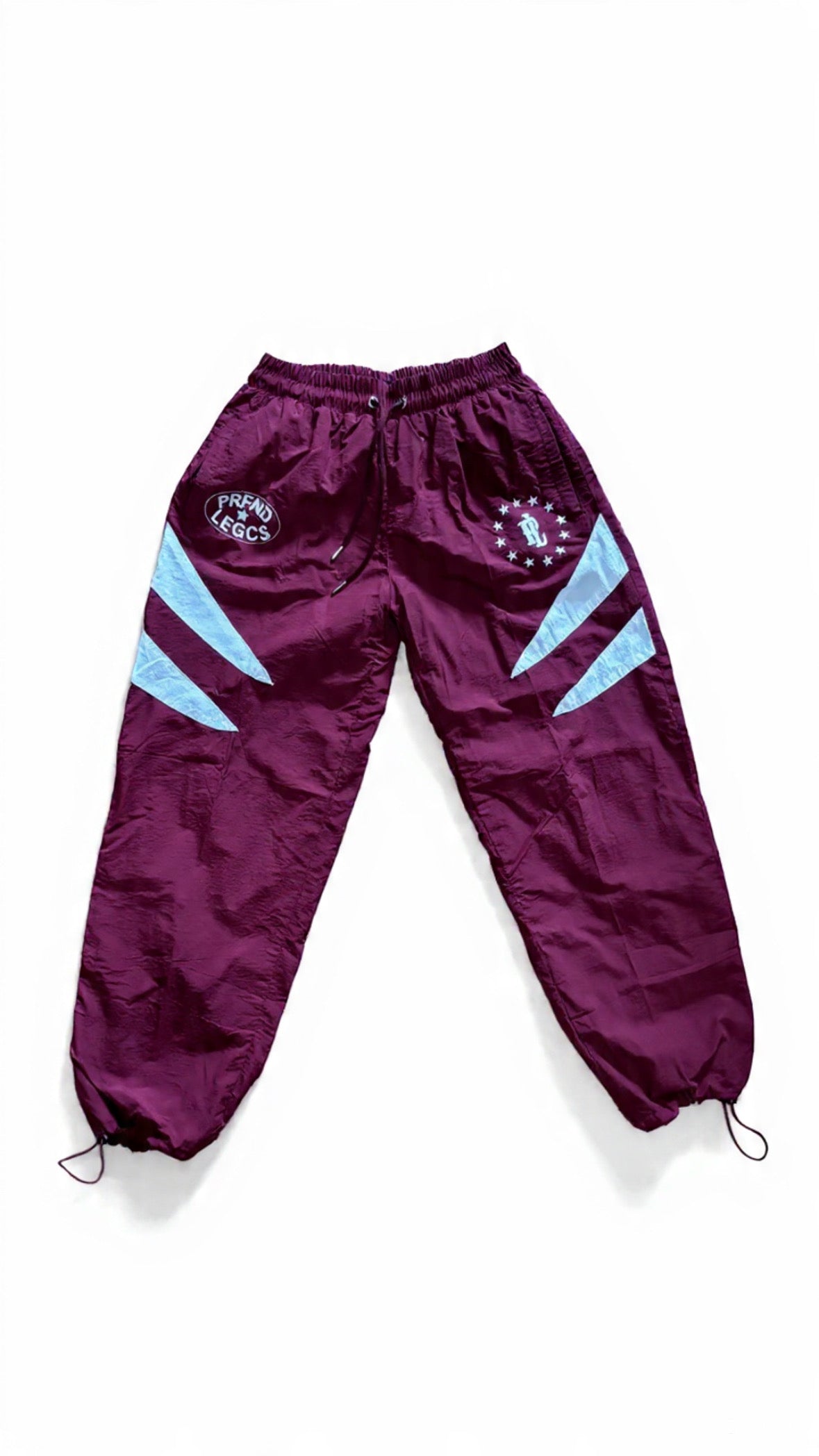 MAROON RETRO WINDBREAKER SET