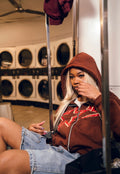 STAR BROWN HOODIE